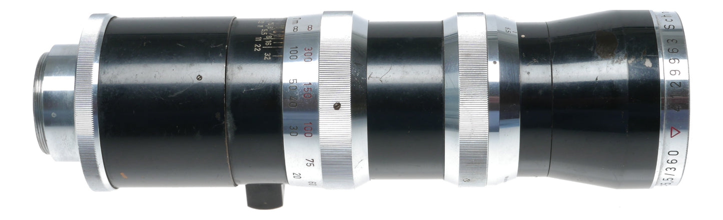 42mm Schneider Tele Xenar 1:5.5/360 rare SLR vintage lens f=360mm f/5.5