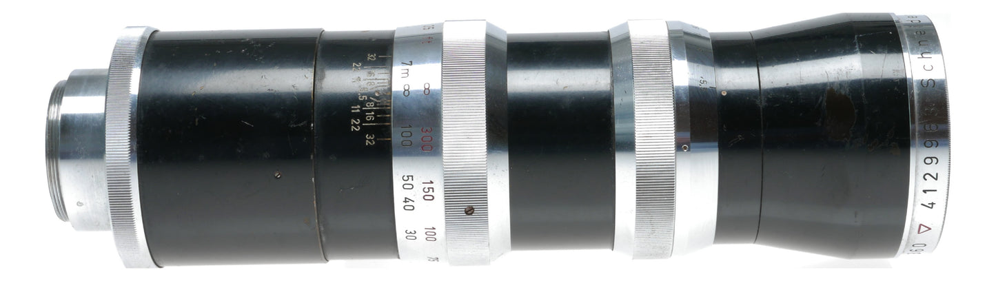 42mm Schneider Tele Xenar 1:5.5/360 rare SLR vintage lens f=360mm f/5.5