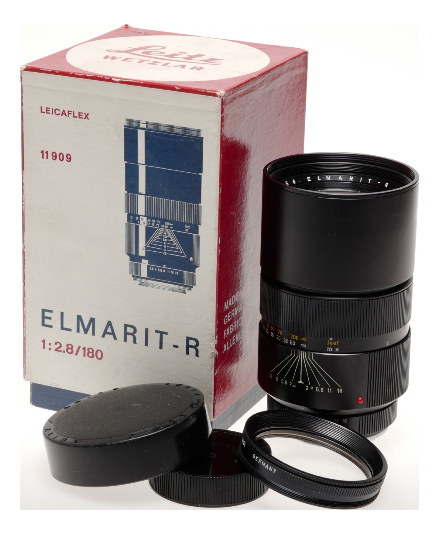 Leitz Elmarit-R 1:2.8/180 for Leicaflex SLR Camera 11909