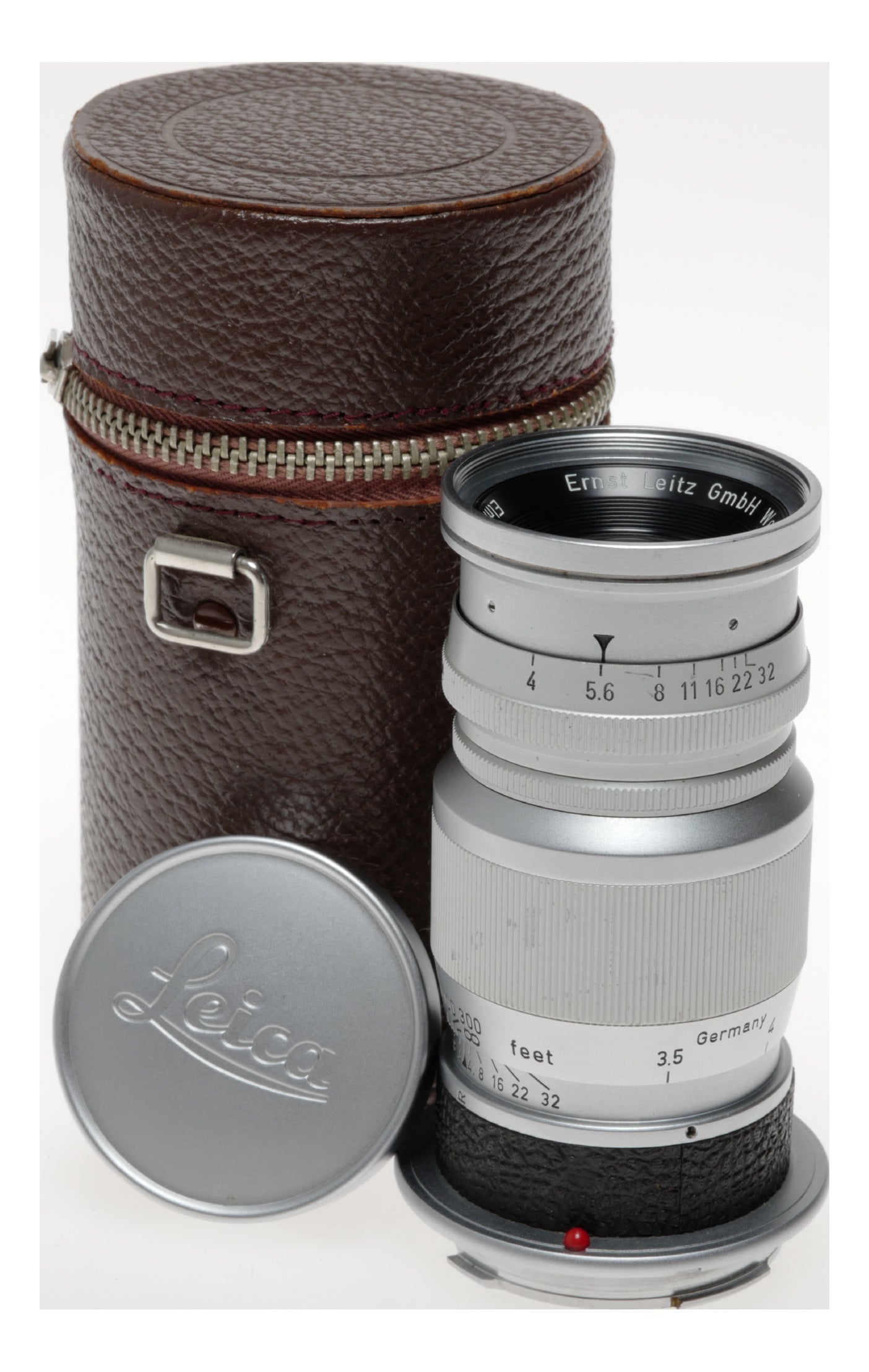 Leitz Elmar 1:4 f=9cm Leica M Camera Telefoto Lens Serviced