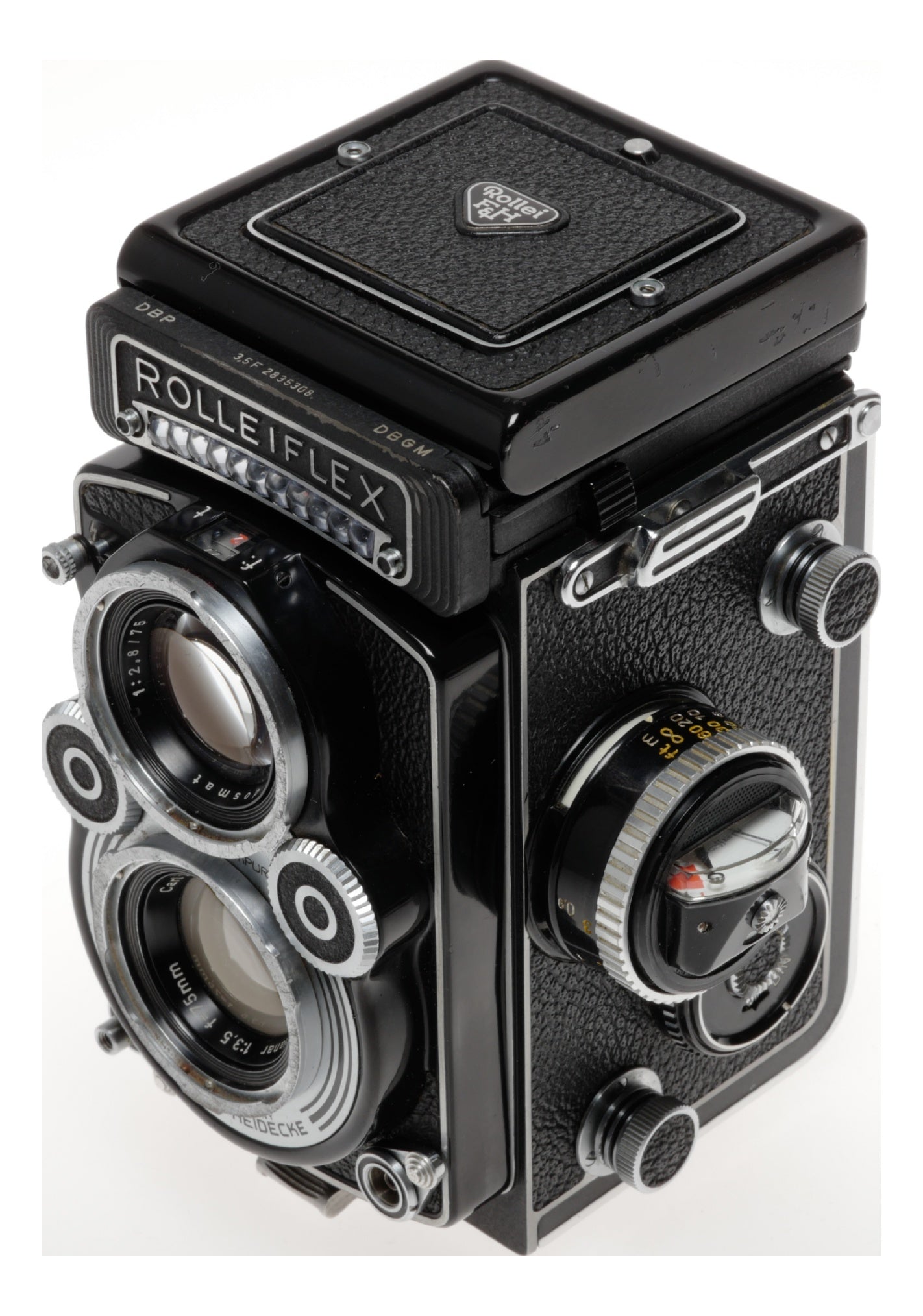 Rolleiflex 3.5F Model 4 TLR Film Camera Planar 3.5/75mm Excellent