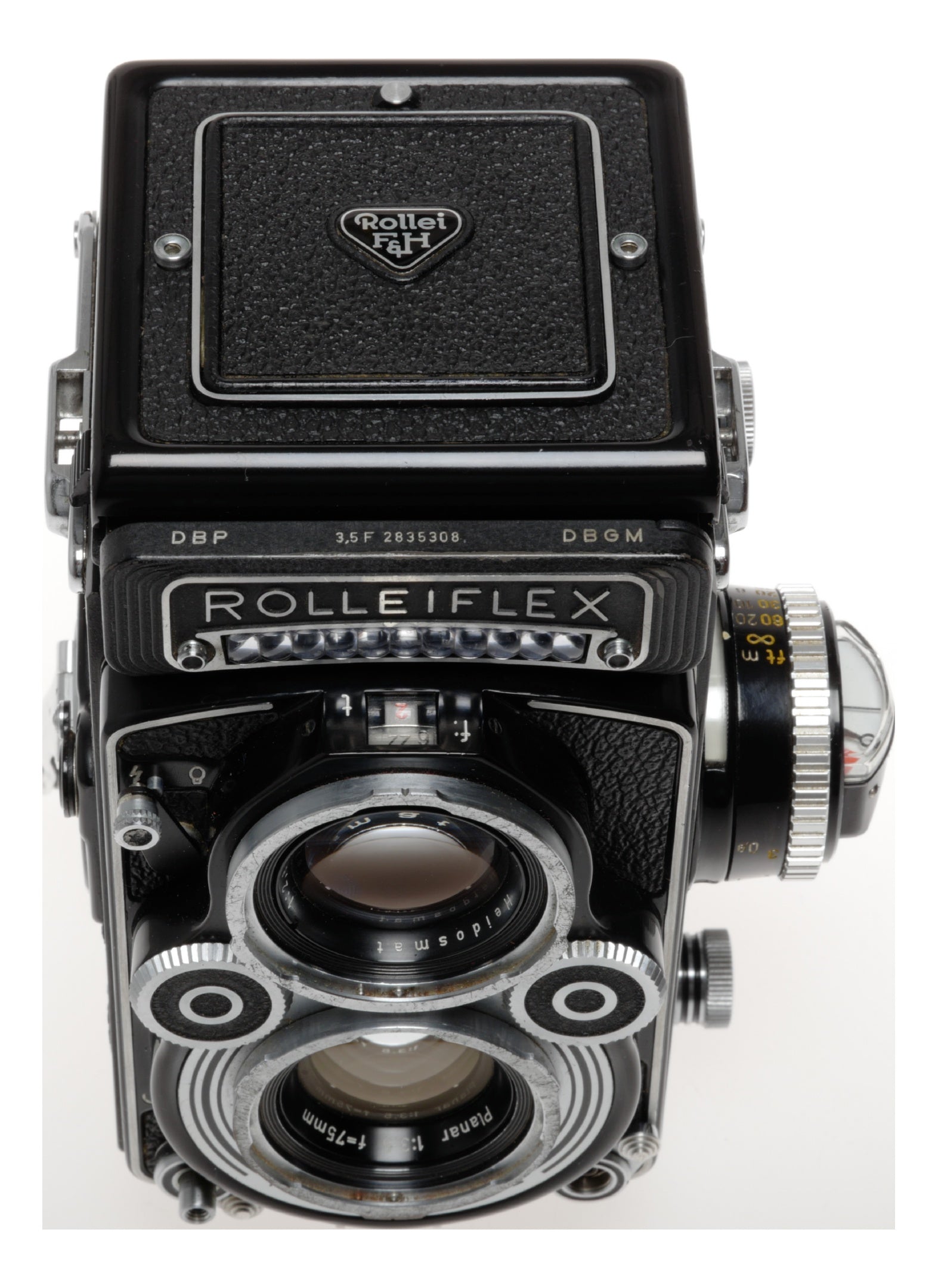 Rolleiflex 3.5F Model 4 TLR Film Camera Planar 3.5/75mm Excellent