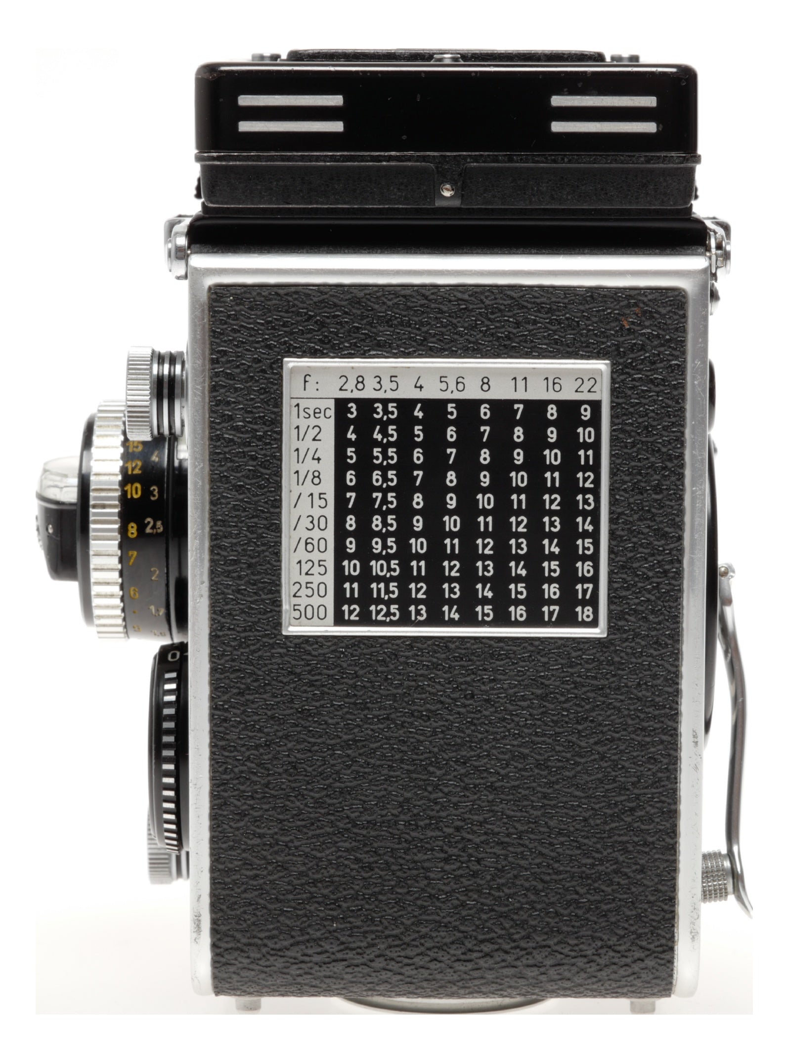 Rolleiflex 3.5F Model 4 TLR Film Camera Planar 3.5/75mm Excellent