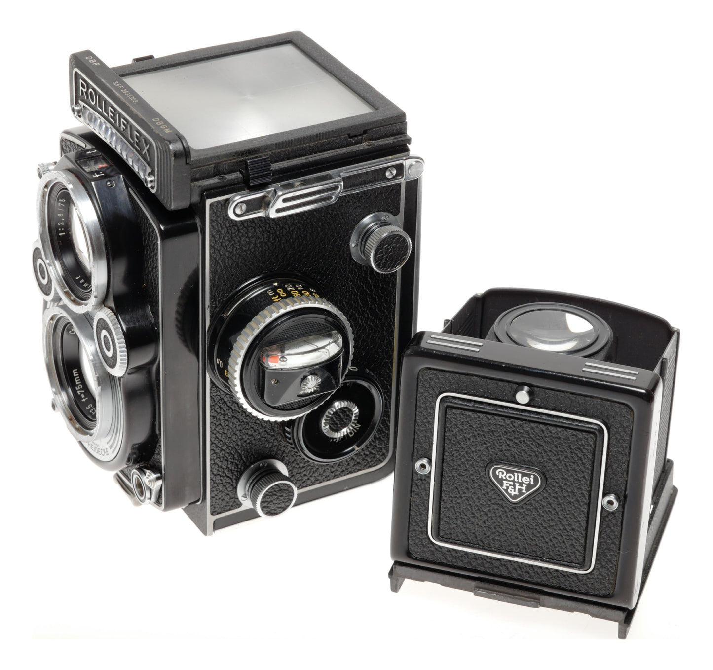 Rolleiflex 3.5F Model 4 TLR Film Camera Planar 3.5/75mm Excellent