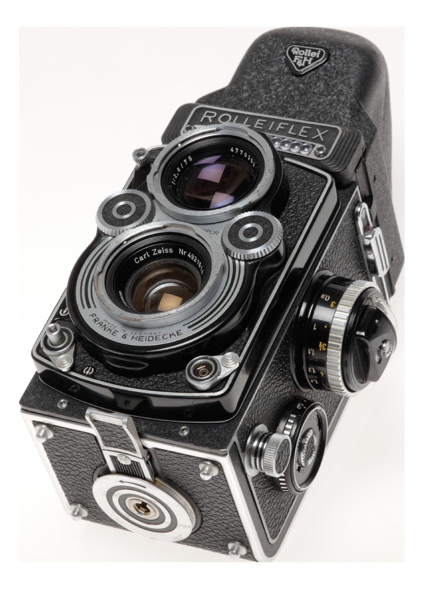 Rolleiflex 3.5F Model 4 TLR Film Camera Planar 3.5/75mm Excellent