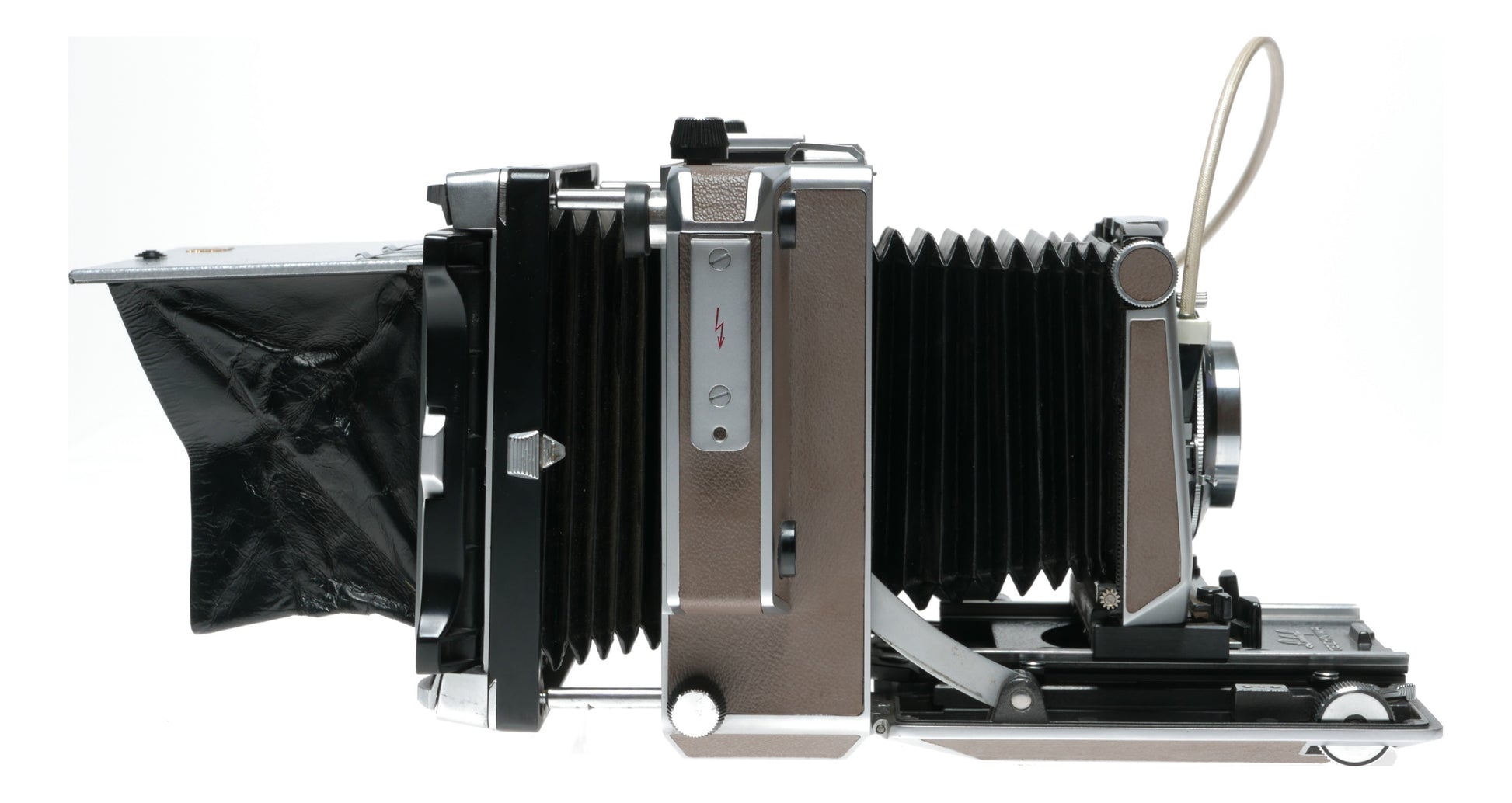 Linhof Super Technika IV 4x5 field camera Symmar 5.6/150mm lens Grip set