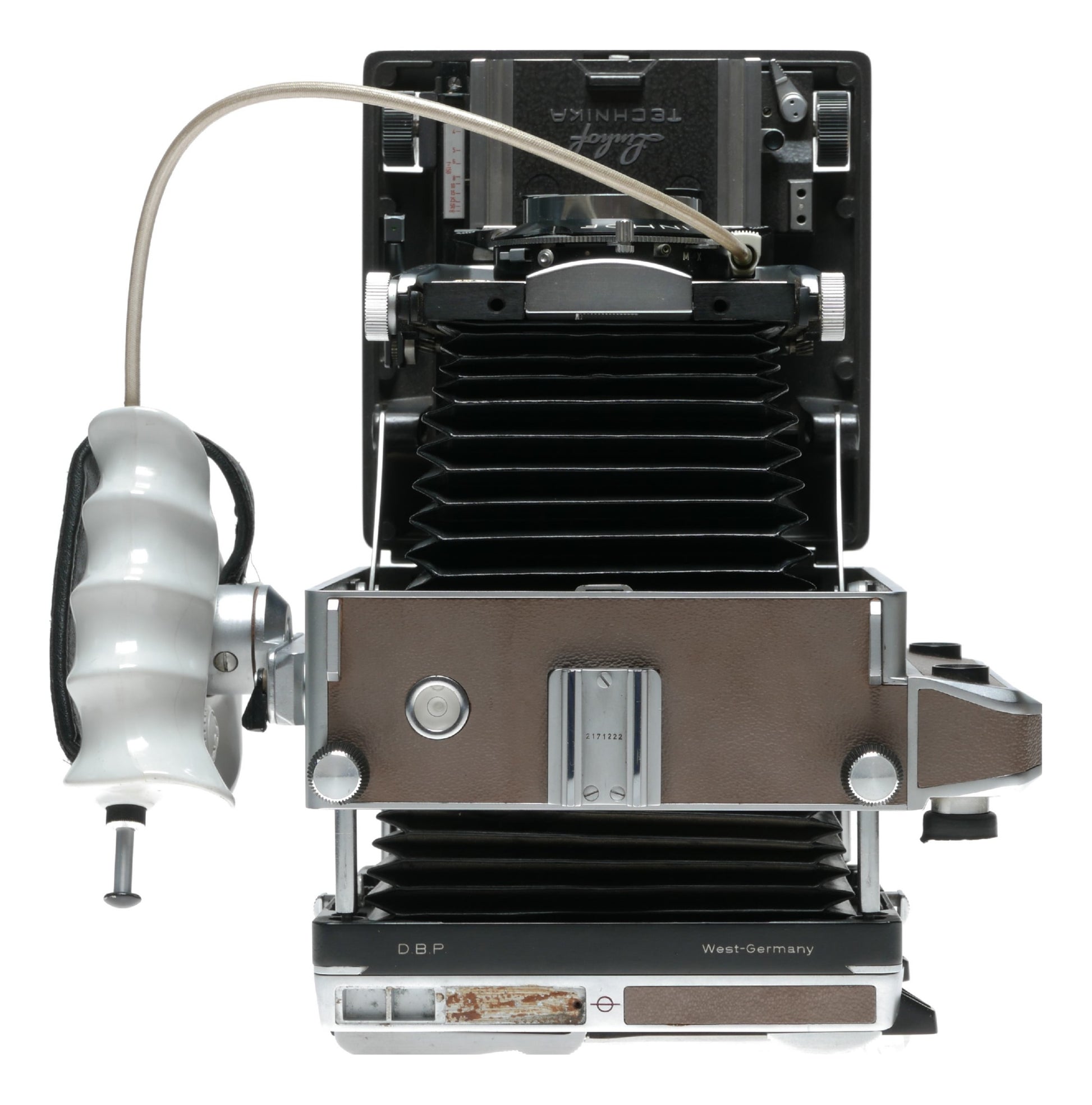 Linhof Super Technika IV 4x5 field camera Symmar 5.6/150mm lens Grip set