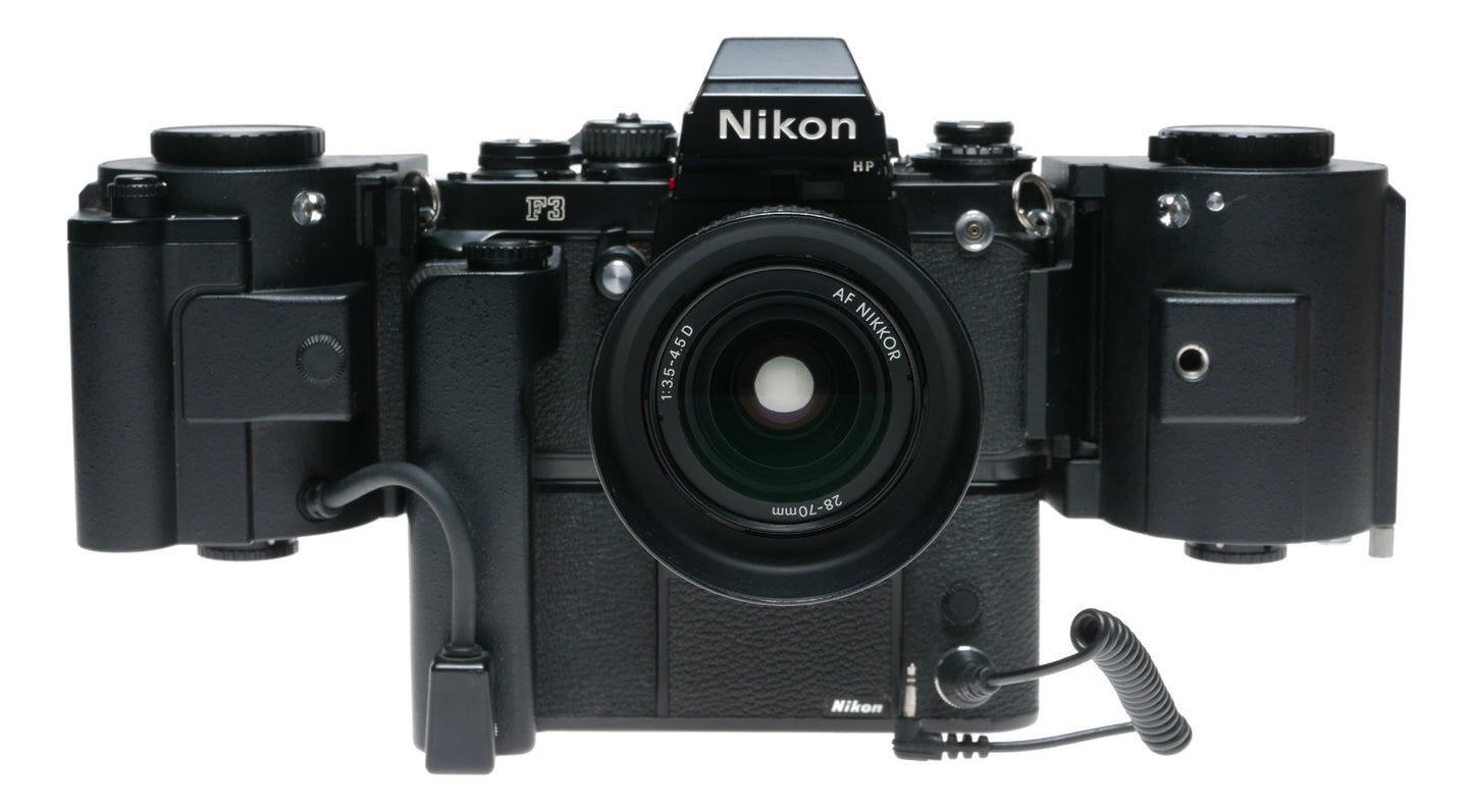 250 Nikon MF-4 motor drive MD-4 winder F3 camera 35mm black RARE