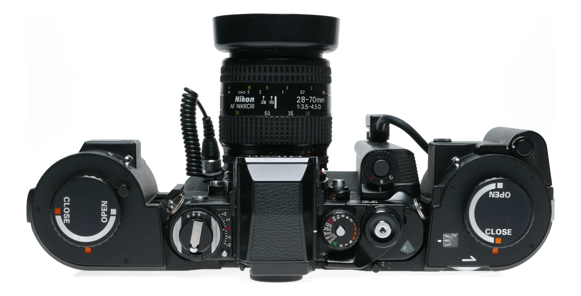 250 Nikon MF-4 motor drive MD-4 winder F3 camera 35mm black RARE