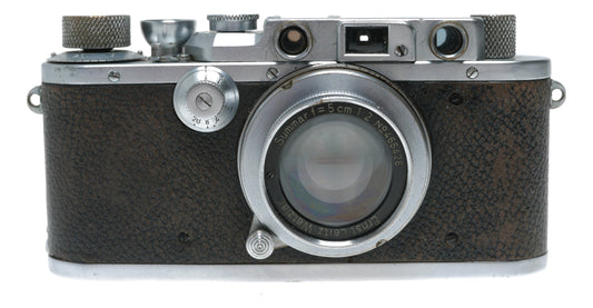 Leica III RF 35mm film camera M39mm lens Summar f=5cm 1:2