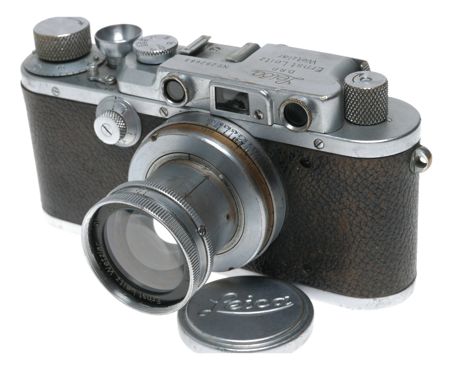 Leica III RF 35mm film camera M39mm lens Summar f=5cm 1:2