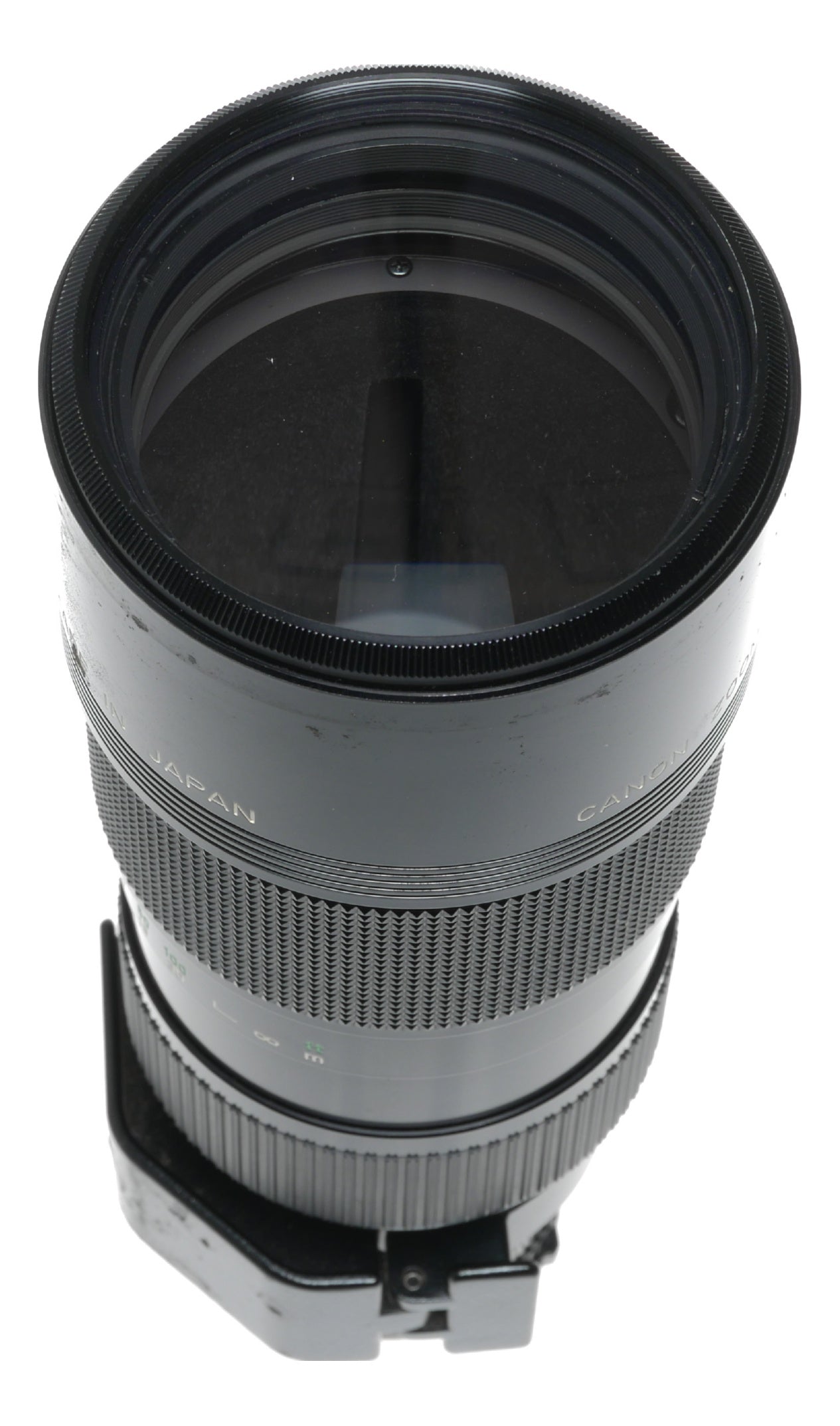 Canon FD 85-300/4.5 Zoom lens fits SLR 35mm film camera set box hood caps