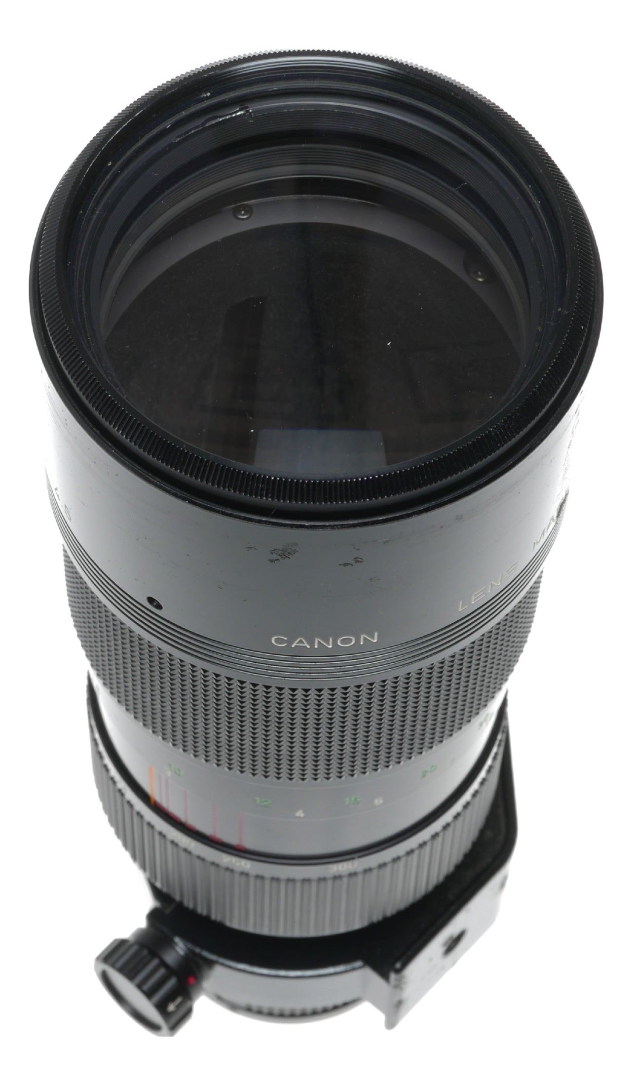 Canon FD 85-300/4.5 Zoom lens fits SLR 35mm film camera set box hood caps