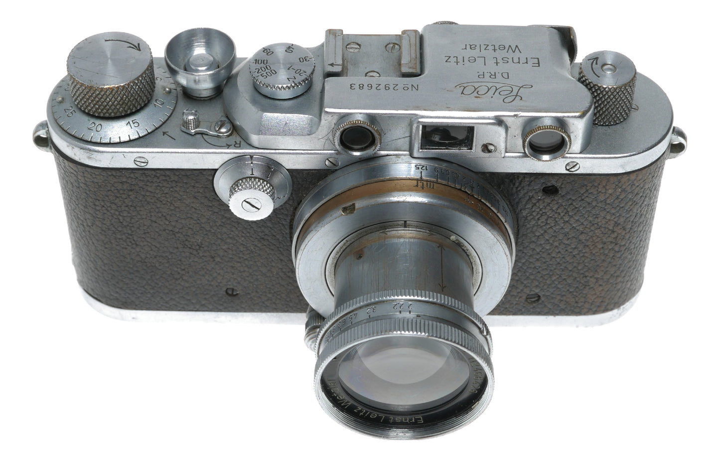 Leica III RF 35mm film camera M39mm lens Summar f=5cm 1:2