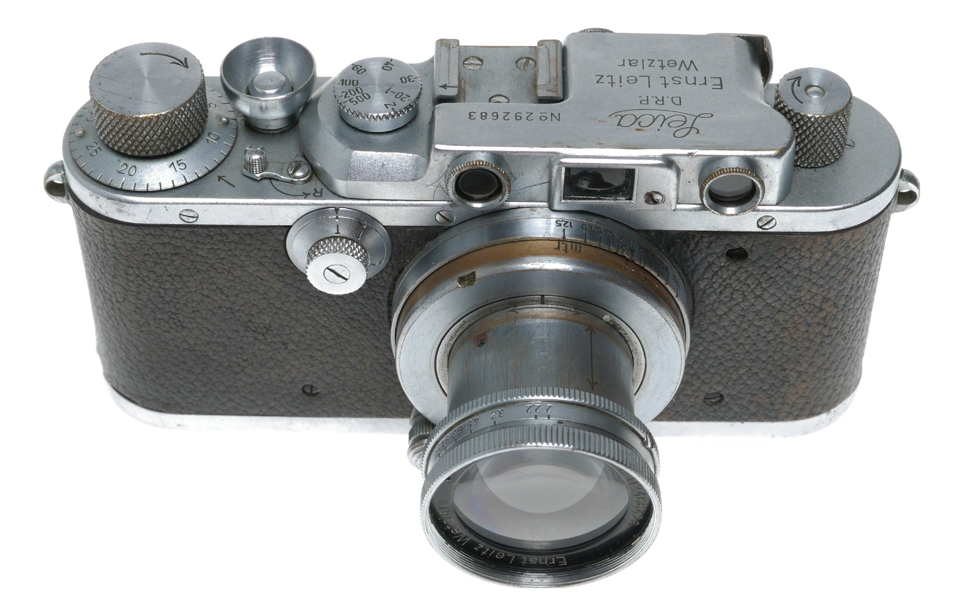Leica III RF 35mm film camera M39mm lens Summar f=5cm 1:2