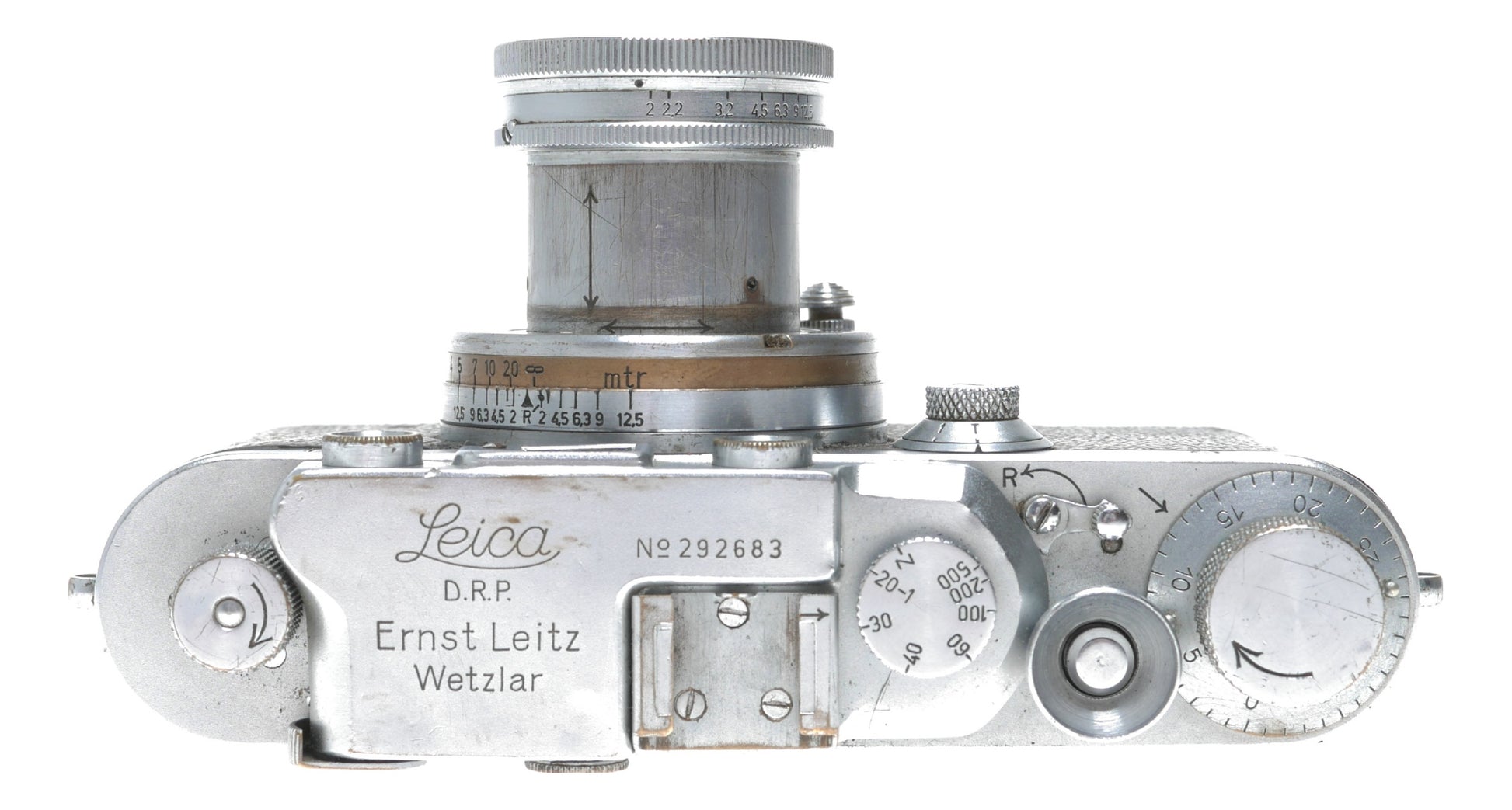 Leica III RF 35mm film camera M39mm lens Summar f=5cm 1:2