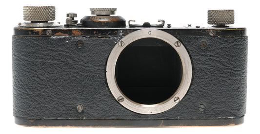 Leica I Standard Black paint #66548 35mm film camera vintage body only