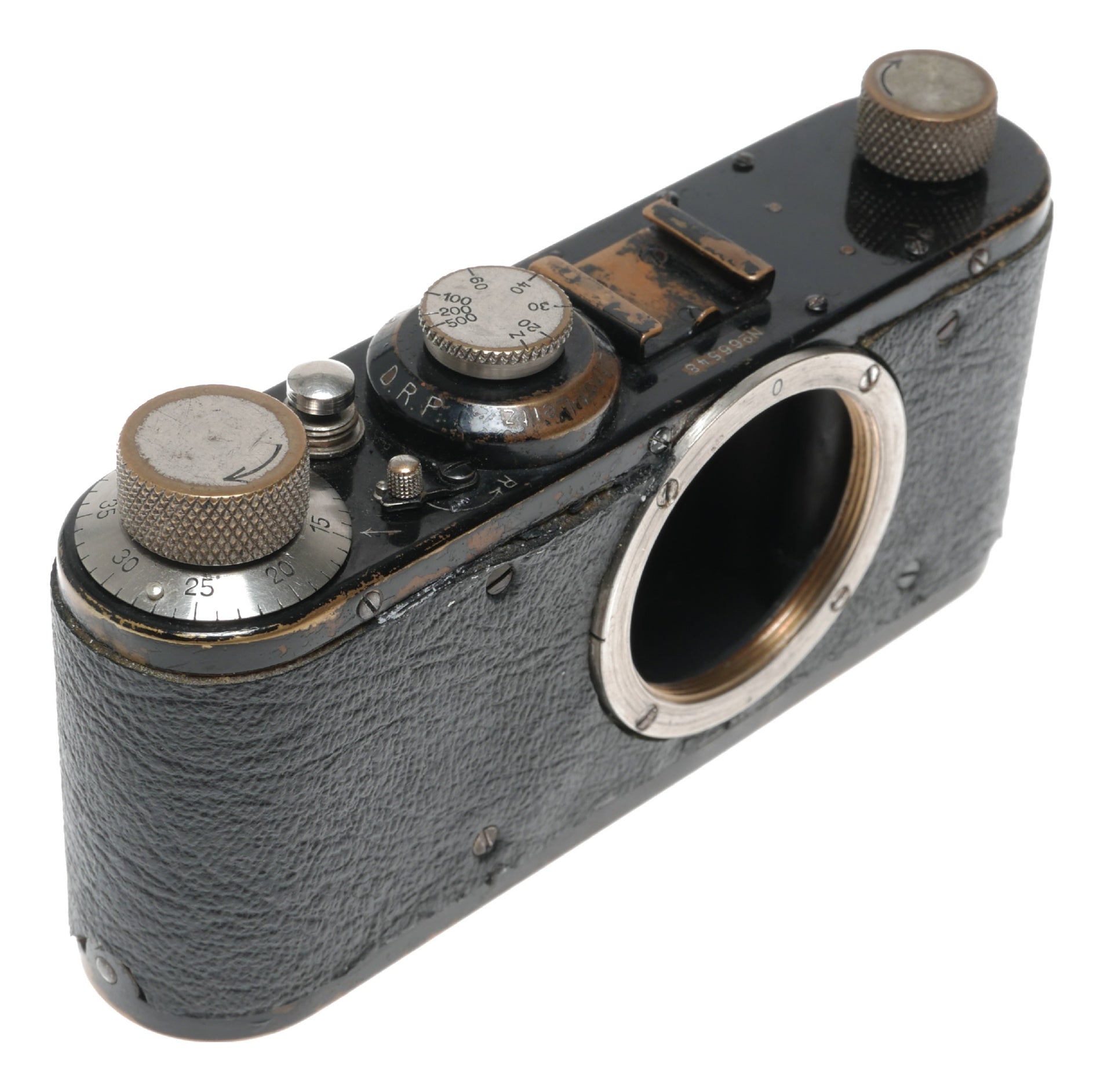 Leica I Standard Black paint #66548 35mm film camera vintage body only