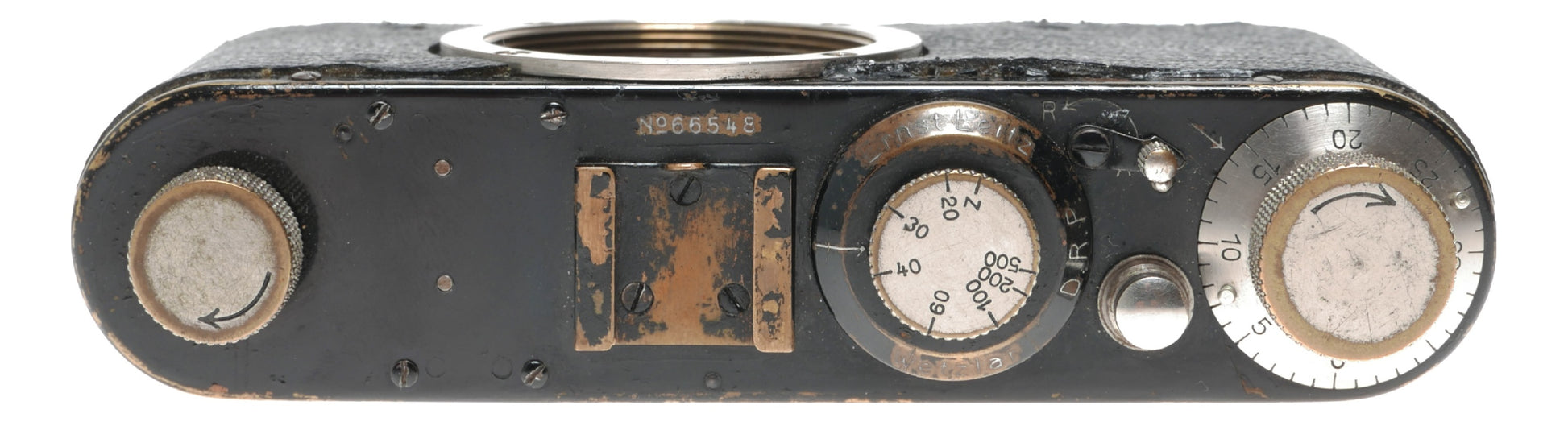 Leica I Standard Black paint #66548 35mm film camera vintage body only