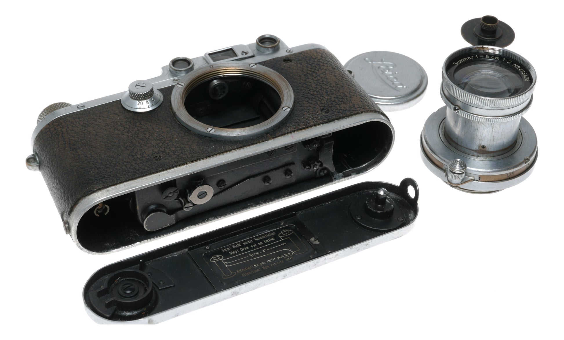 Leica III RF 35mm film camera M39mm lens Summar f=5cm 1:2