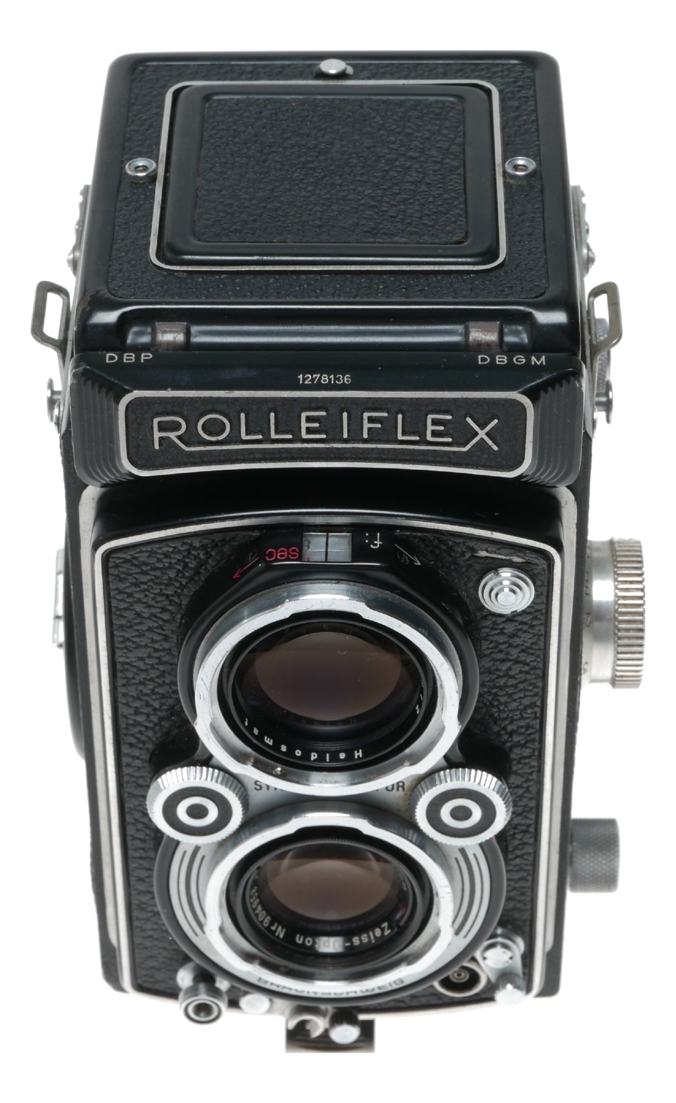 Rolleiflex TLR medium format film camera Tessar 3.5/75mm Zeiss-Opton T