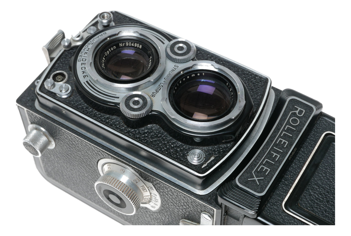 Rolleiflex TLR medium format film camera Tessar 3.5/75mm Zeiss-Opton T