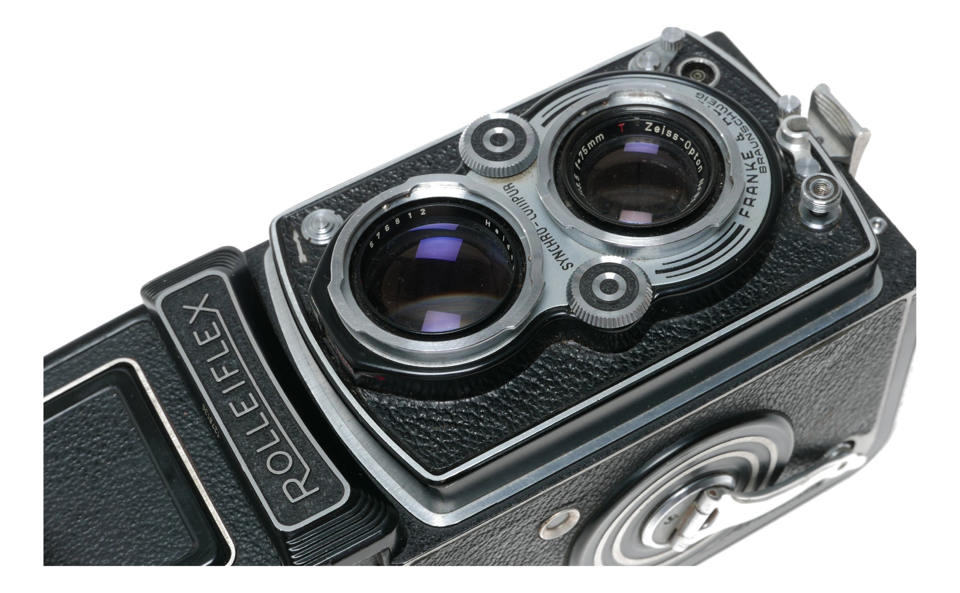 Rolleiflex TLR medium format film camera Tessar 3.5/75mm Zeiss-Opton T
