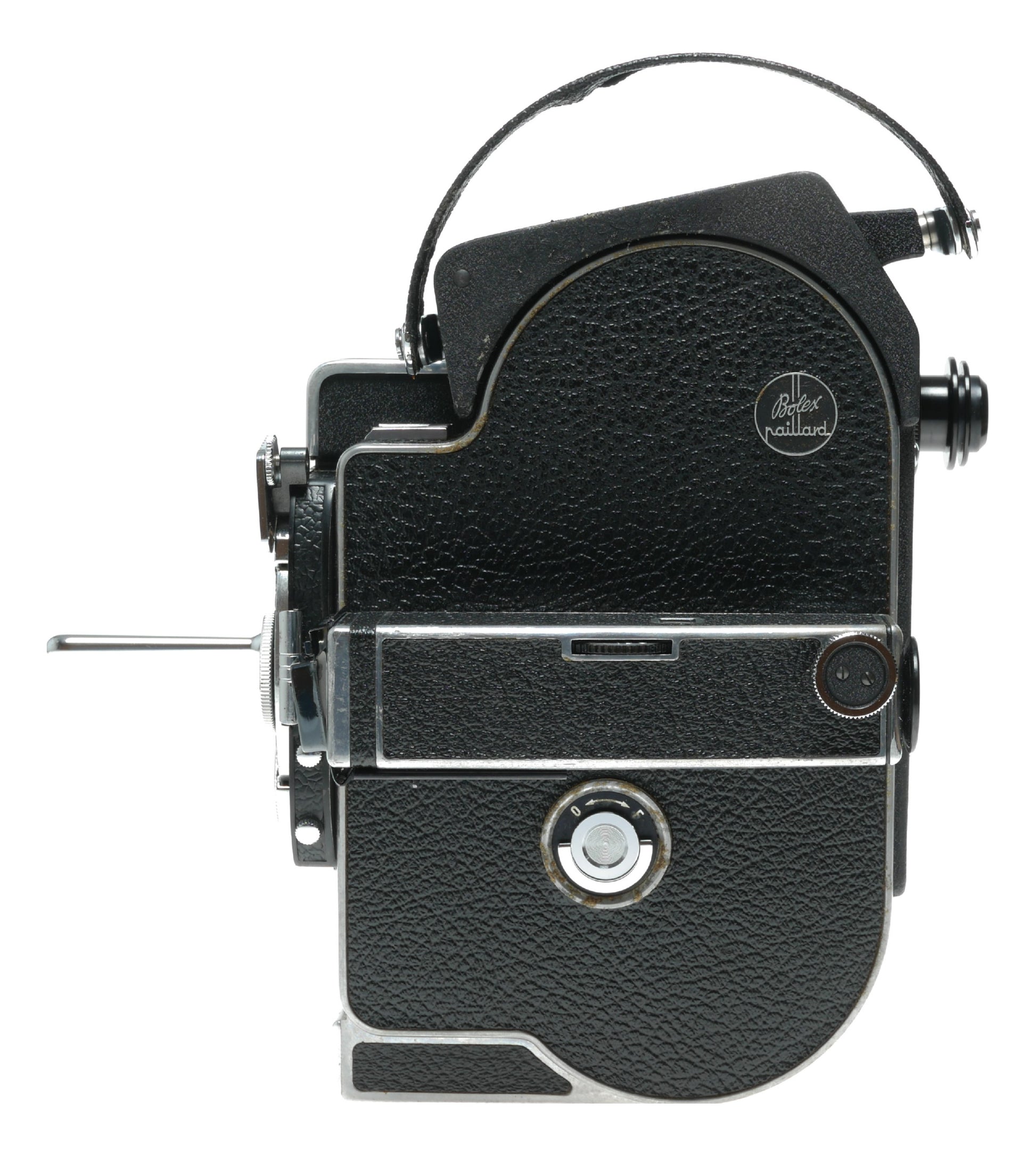Bolex H16 Rex 5 film 16mm movie camera body 3 lens rotating turret