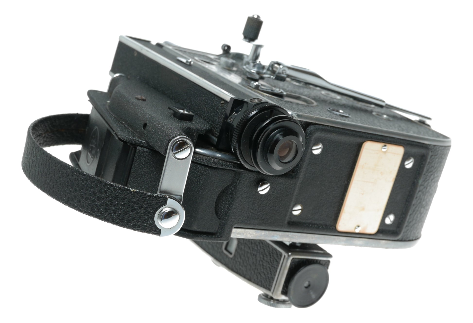 Bolex H16 Rex 5 film 16mm movie camera body 3 lens rotating turret
