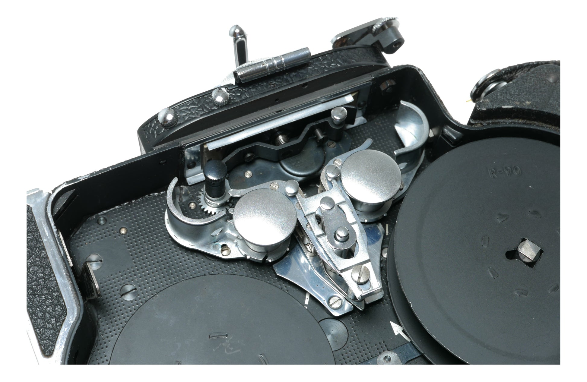 Bolex H16 Rex 5 film 16mm movie camera body 3 lens rotating turret