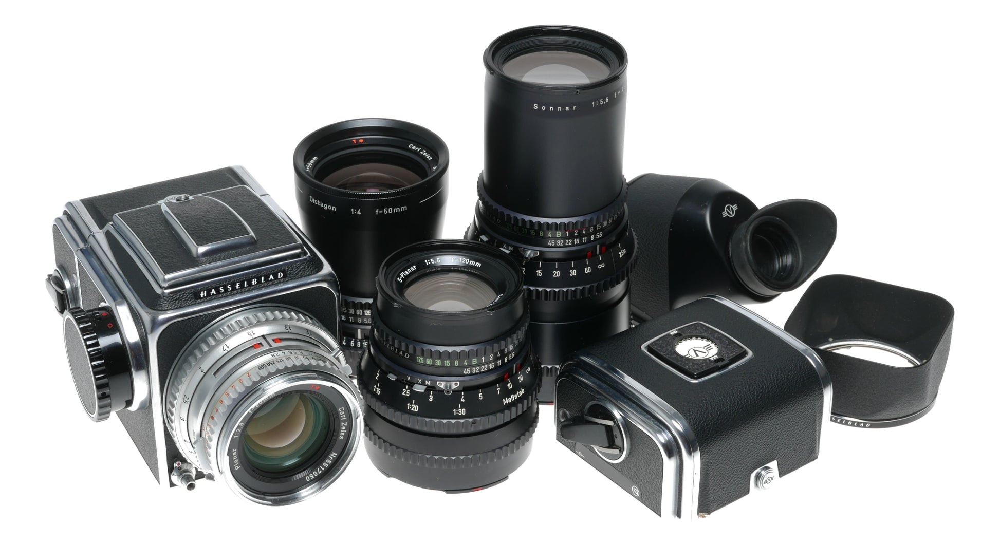 Hasselblad 500CM camera film set camera 4x lenses accessories Pristine