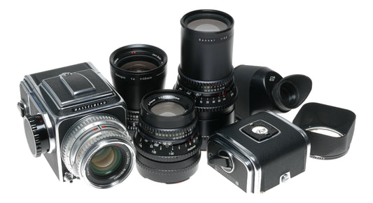 Hasselblad 500CM camera film set camera 4x lenses accessories Pristine