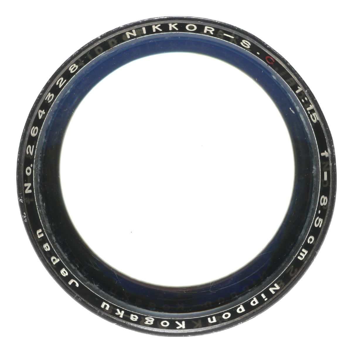 Nikkor-S.C 1:1.5 f=8.5cm Nikon Kogaku Leica M39 mount 1.8/85mm RARE