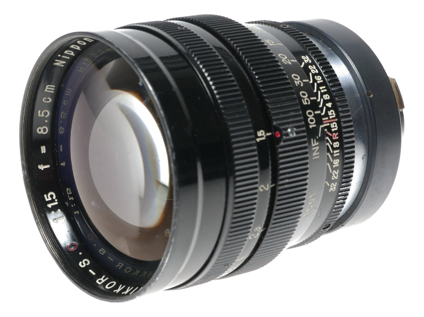 Nikkor-S.C 1:1.5 f=8.5cm Nikon Kogaku Leica M39 mount 1.8/85mm RARE