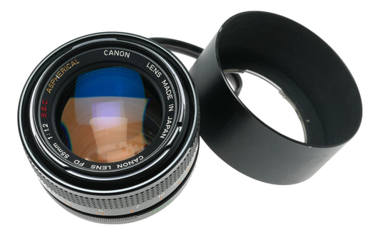 Canon Lens FD 55mm 1:1.2 S.S.C ASPHERICAL Rare beautiful coatings