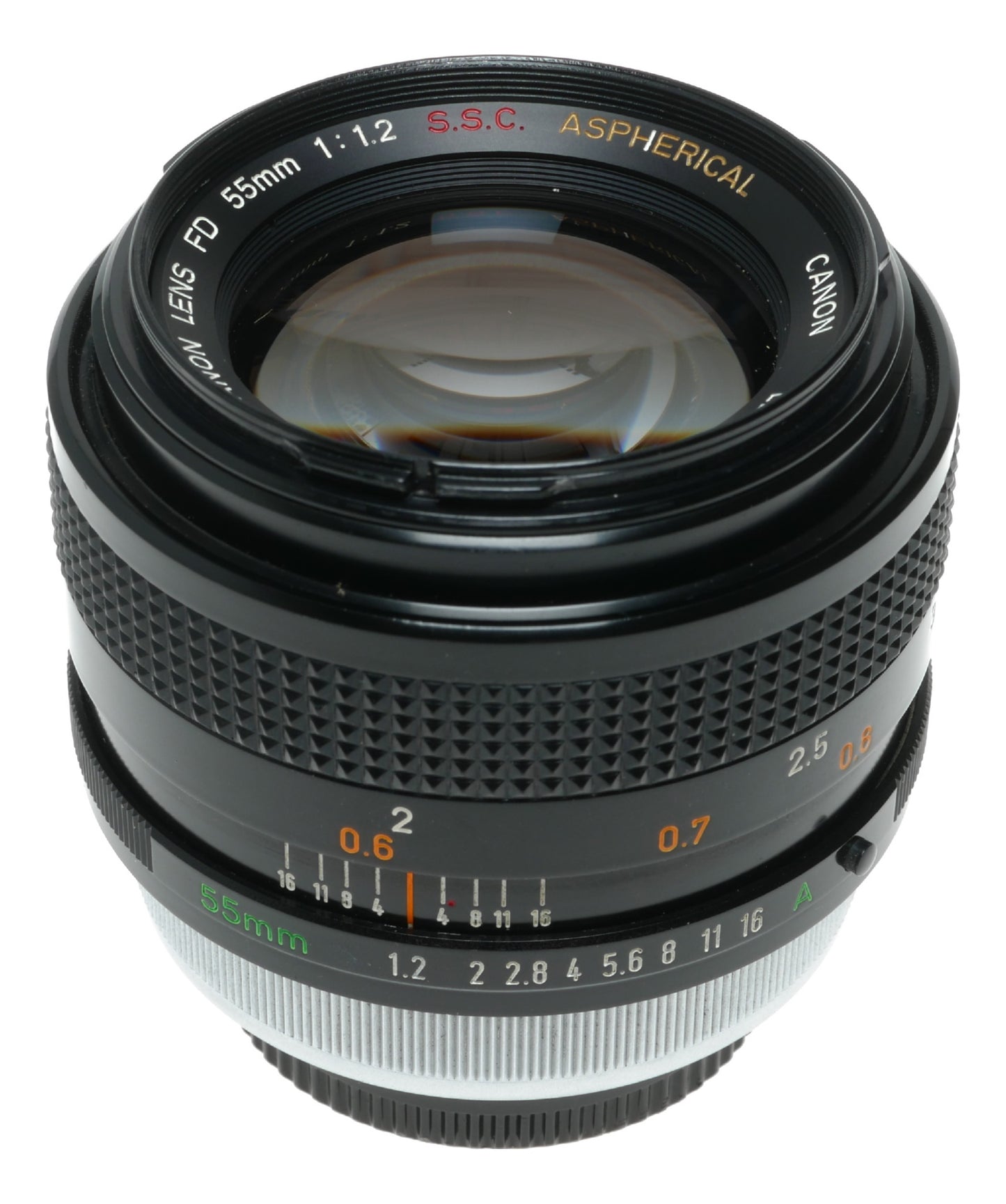 Canon Lens FD 55mm 1:1.2 S.S.C ASPHERICAL Rare beautiful coatings
