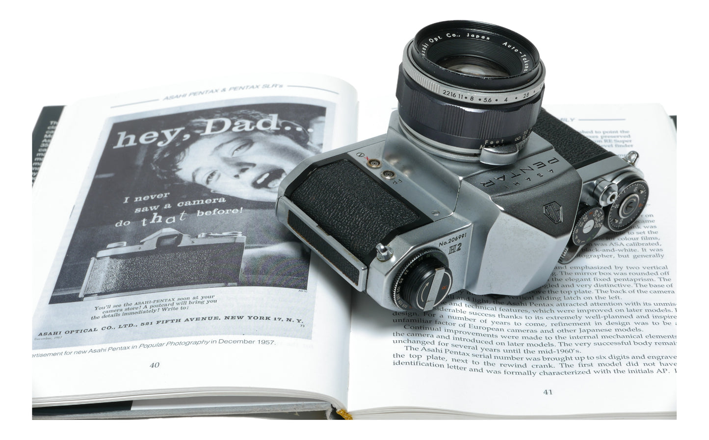 PENTAR HII H2 SLR rare 35mm film camera 2/55mm NOT PentaX