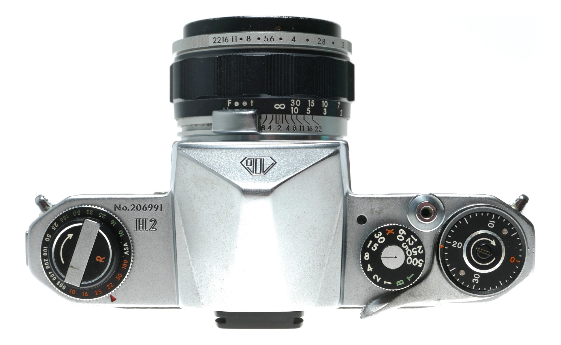 PENTAR HII H2 SLR rare 35mm film camera 2/55mm NOT PentaX