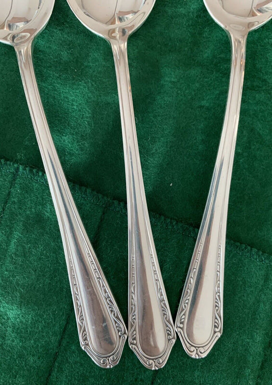 Henckels zwilling German silver plated 90 vintage dinner spoons