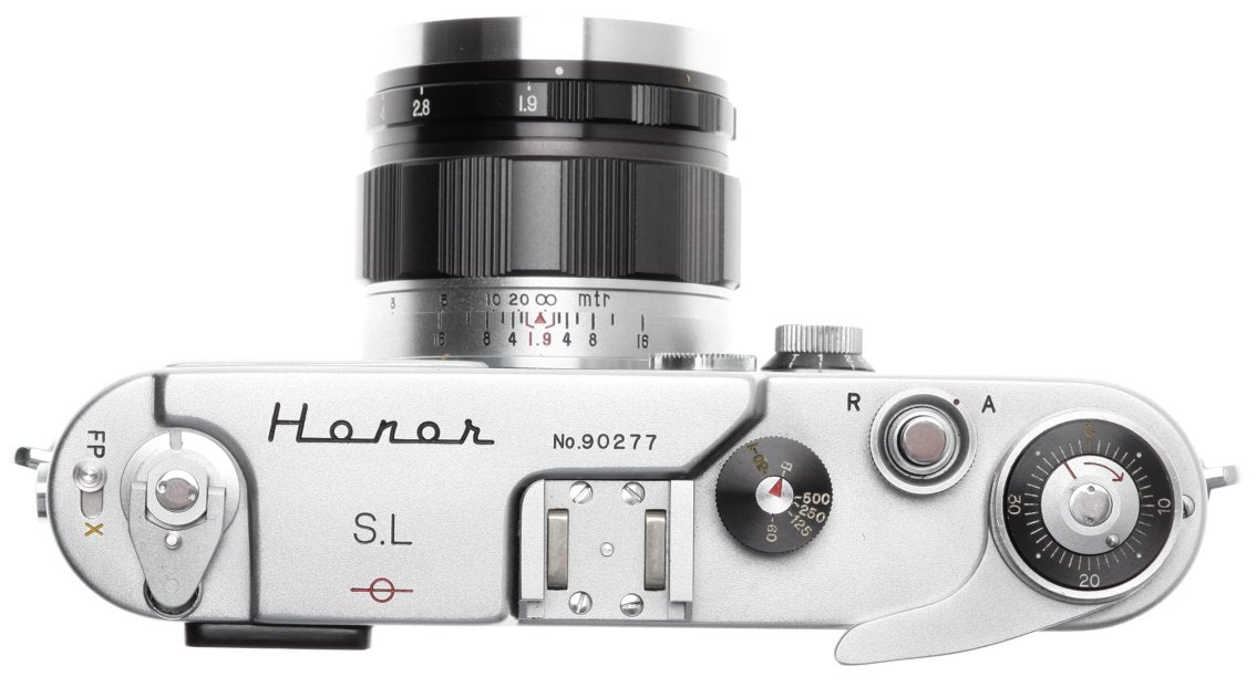 HONOR SL RANGE FINDER LEICA COPY CAMERA ZUIHO 1:1.9 f=50mm LENS ULTRA RARE MINT-