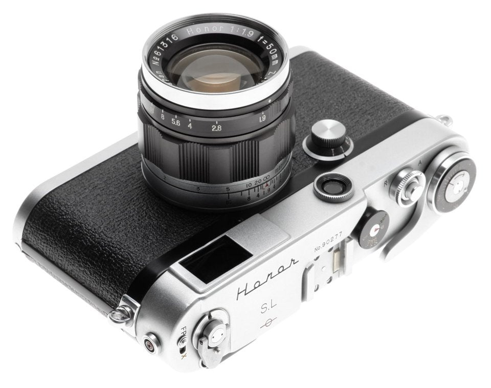 HONOR SL RANGE FINDER LEICA COPY CAMERA ZUIHO 1:1.9 f=50mm LENS ULTRA RARE MINT-