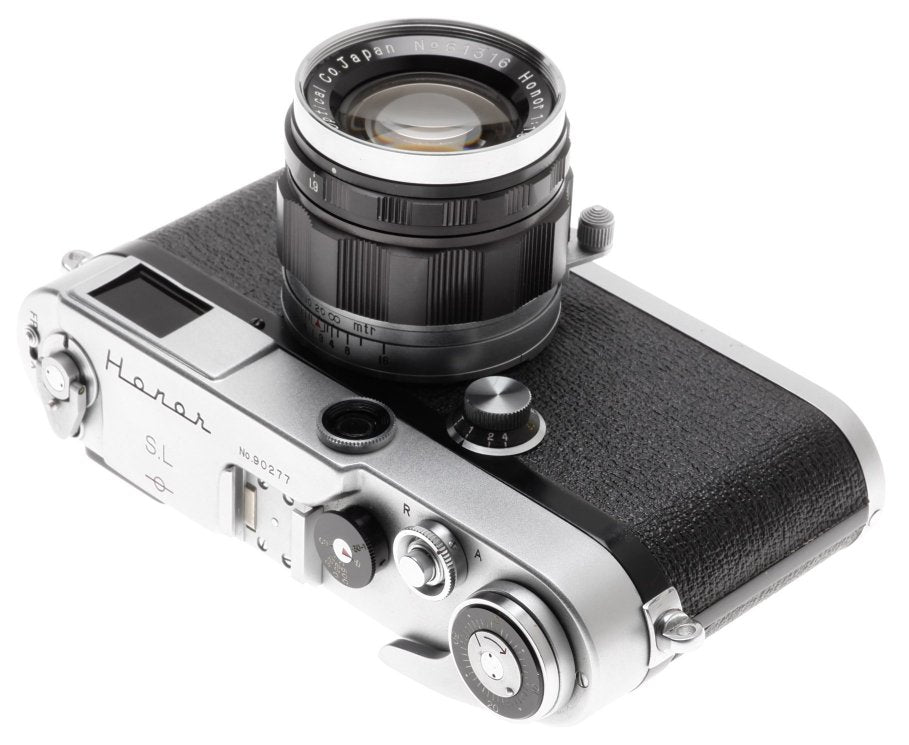 HONOR SL RANGE FINDER LEICA COPY CAMERA ZUIHO 1:1.9 f=50mm LENS ULTRA RARE MINT-