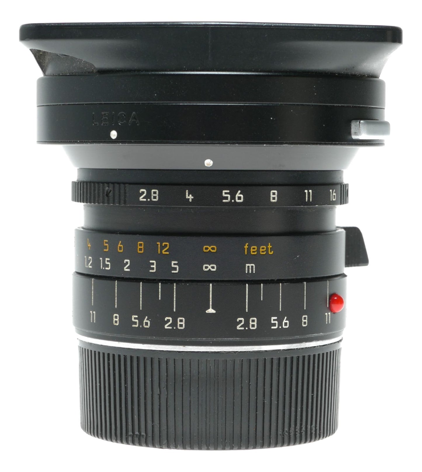 Leica Elmarit-M 1:2.8/21 mm ASPH. 11135 E55 boxed 6-bit hood caps