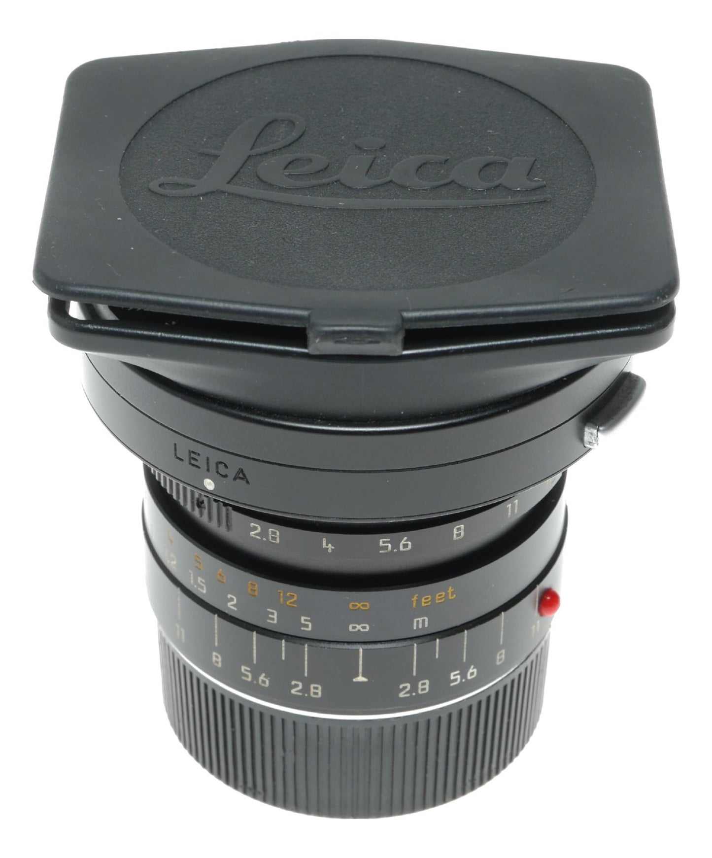 Leica Elmarit-M 1:2.8/21 mm ASPH. 11135 E55 boxed 6-bit hood caps