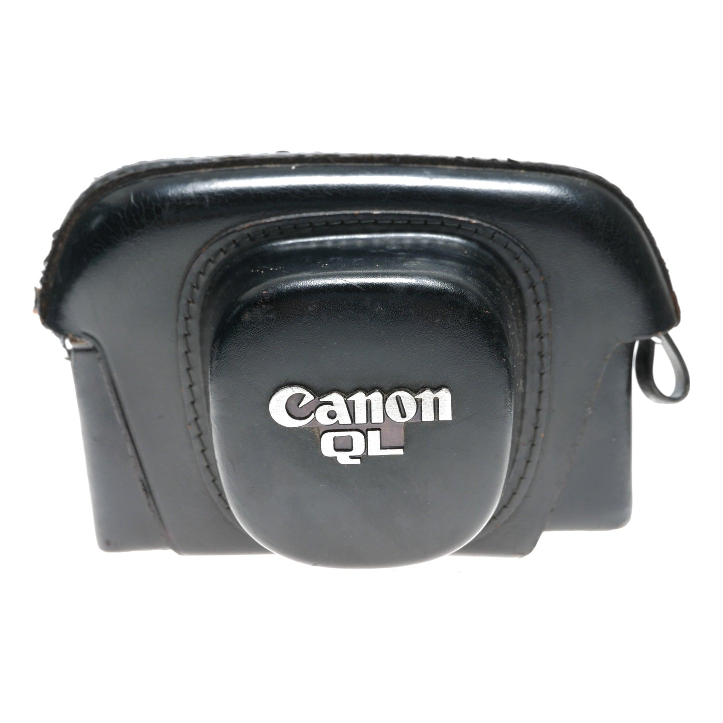 Canon QL ever ready black vintage film camera antique leather case