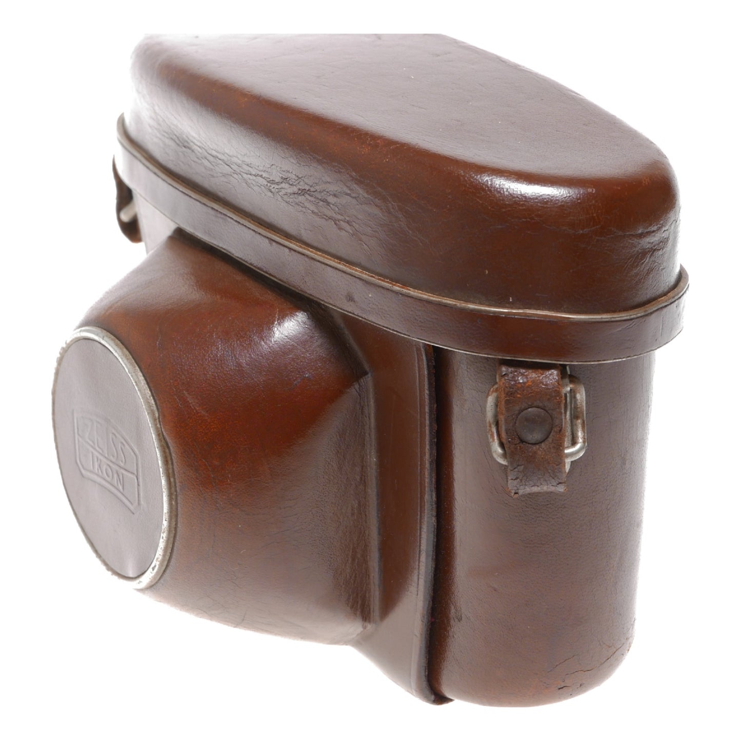 Zeiss Ikon brown vintage film camera antique leather ever-ready case