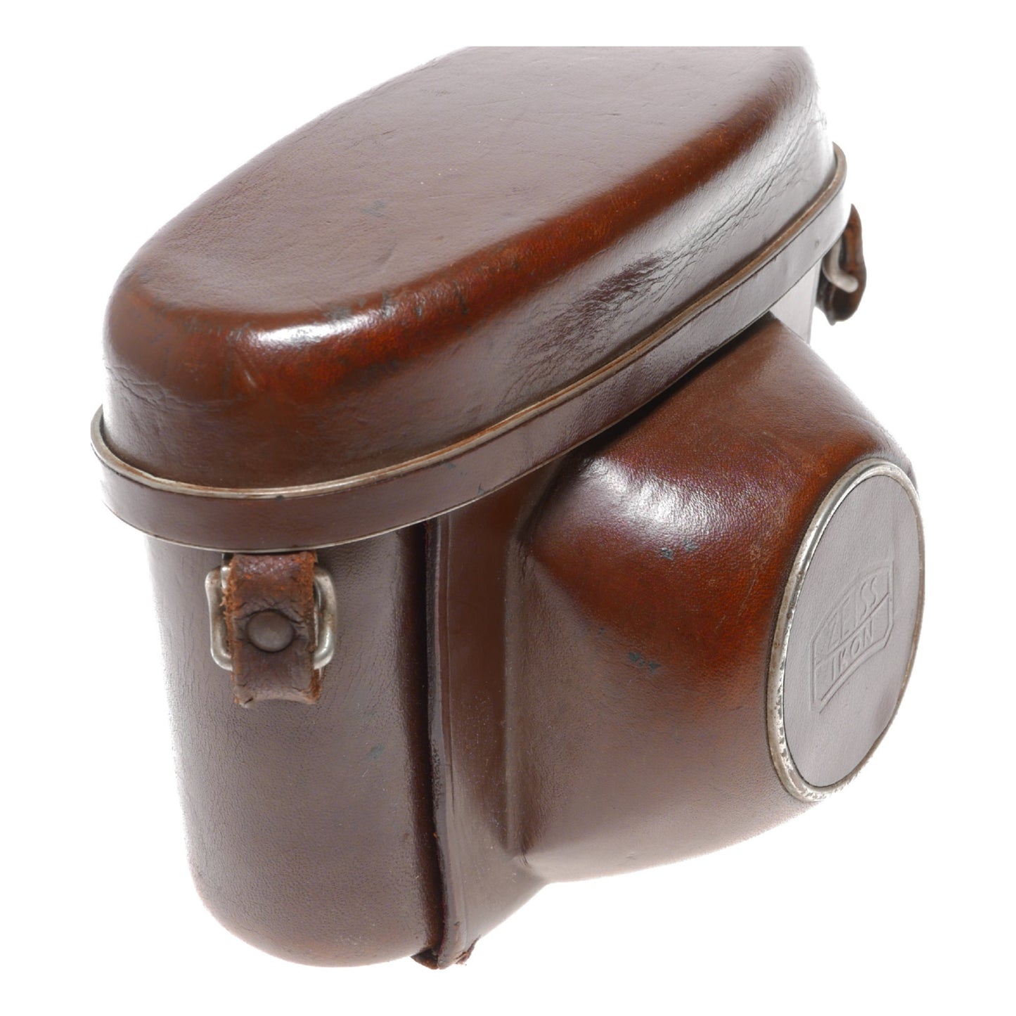 Zeiss Ikon brown vintage film camera antique leather ever-ready case