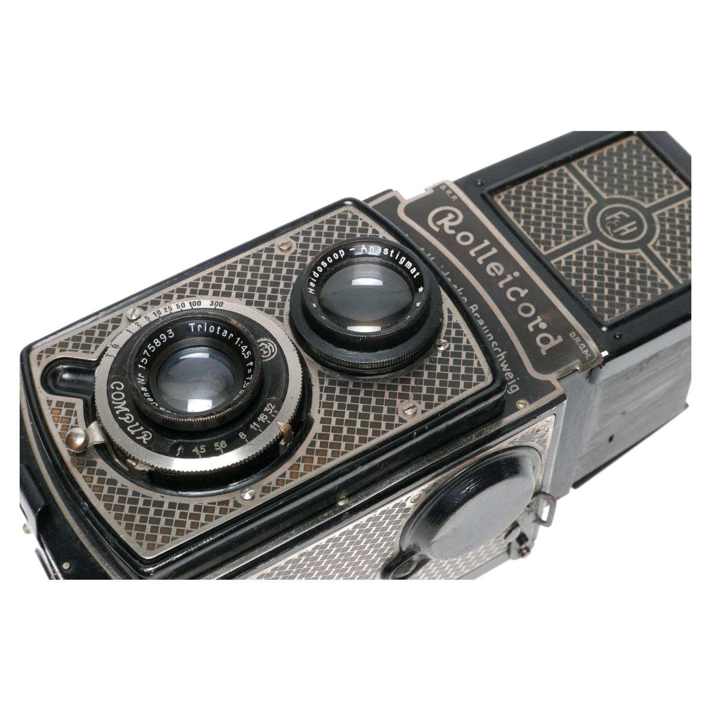 Rolleicord I Type 1 6x6 Art Deco Nickel Plated Highly Collectible