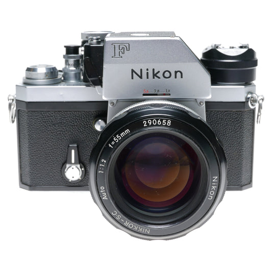 Nikon F SLR FTn Photomic Prism Finder Camera Nikkor S.C Auto 1:1.2 F=55mm