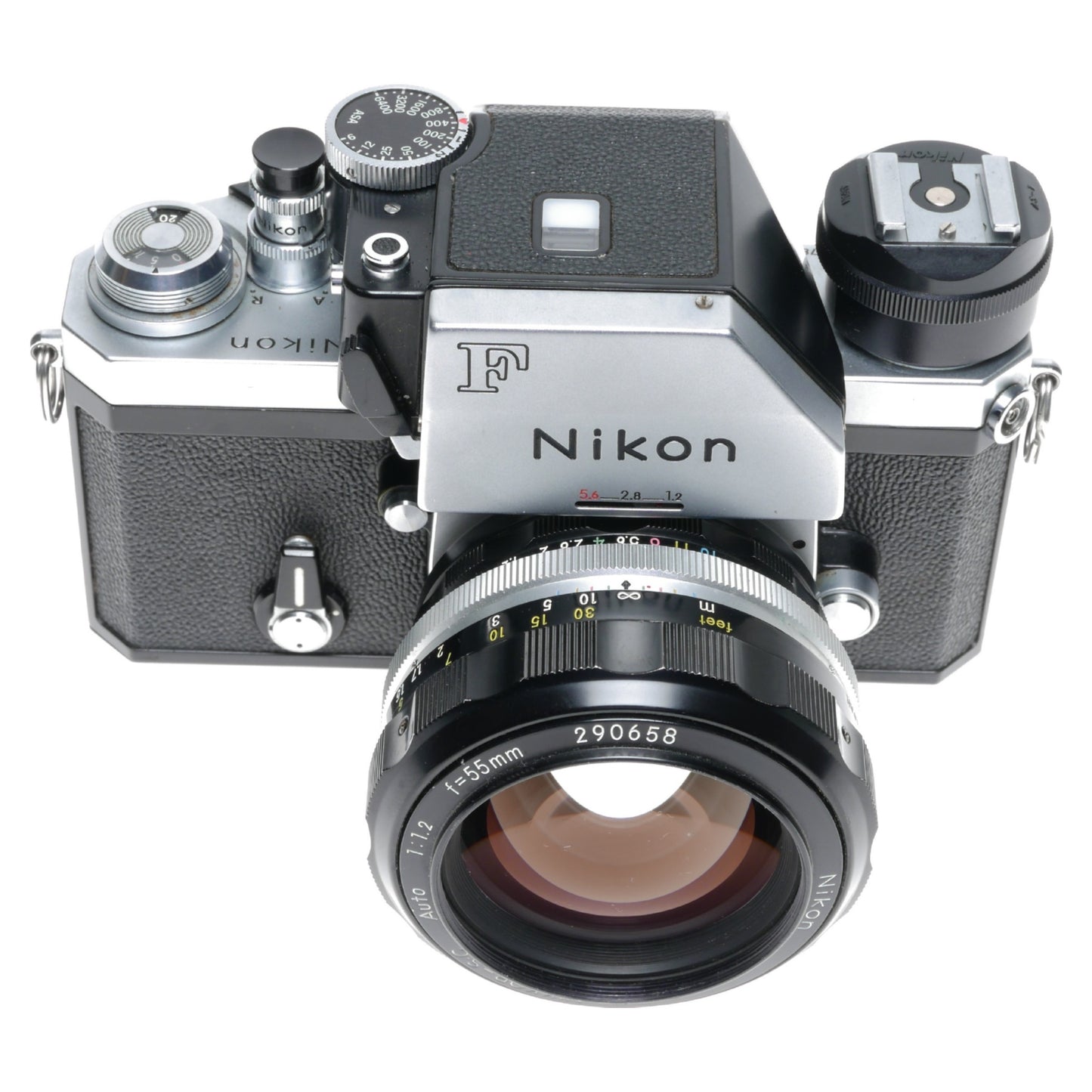 Nikon F SLR FTn Photomic Prism Finder Camera Nikkor S.C Auto 1:1.2 F=55mm